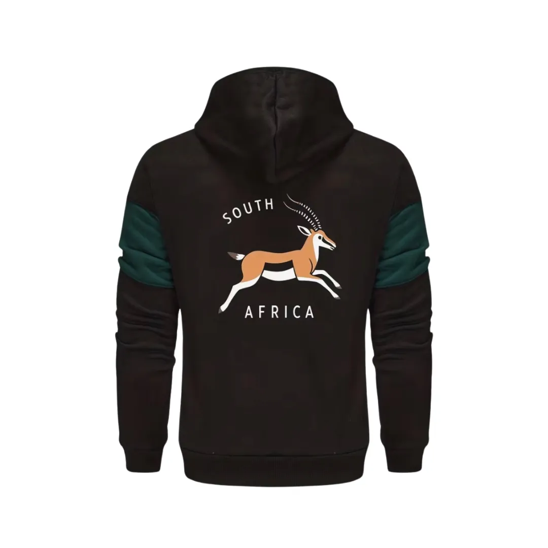 South African Rugby Supporters Edition Lifestyle Zip Hoodie