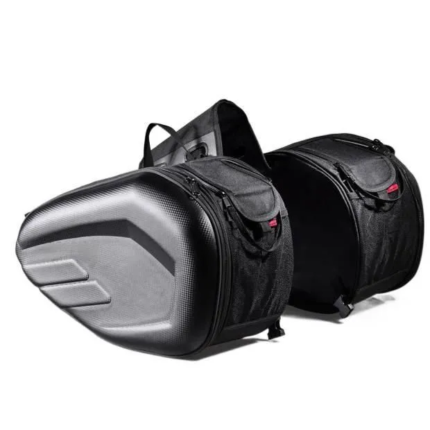 60L Motorcycle Side Bag, Expandable to 70L, a Must-Have for Riding
