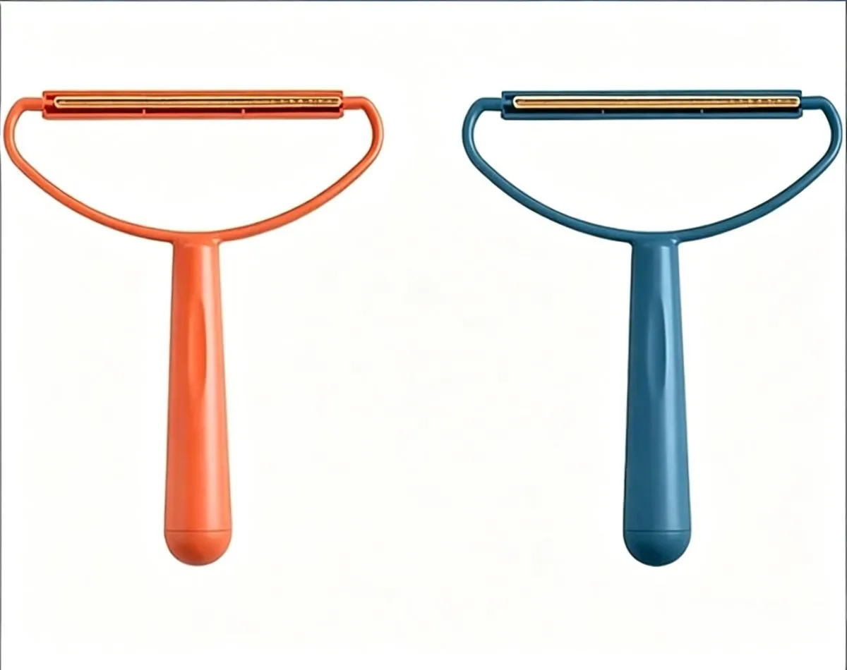 2PC Manual Clothes Deshedder & Anti - Pill Shaver for Woolen Coats