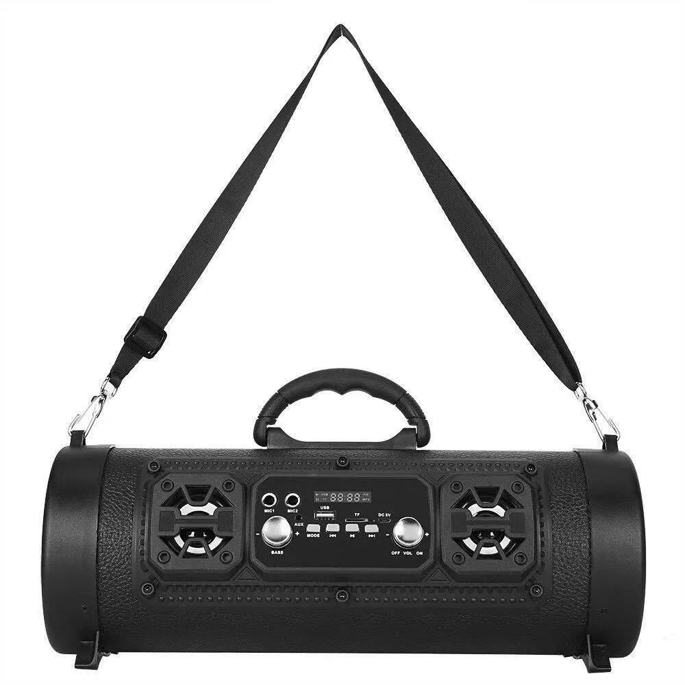 Wireless Karaoke Smart Bluetooth Speaker, Portable PA System - Black