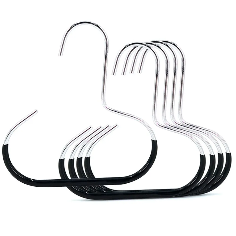 Chenshia 5pcs Multi-use Closet Hat Hanger For Ties Scarfs Baseball-Hat Rack - Black