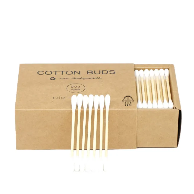 Biodegradable Cotton Buds - Professional Personal Care - Pack of 200