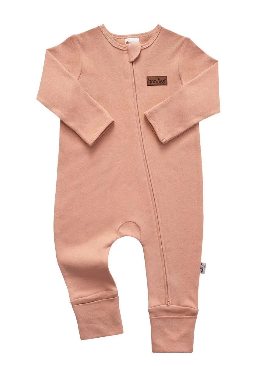 Hoolies - Nougat Cotton Interlock Onesie