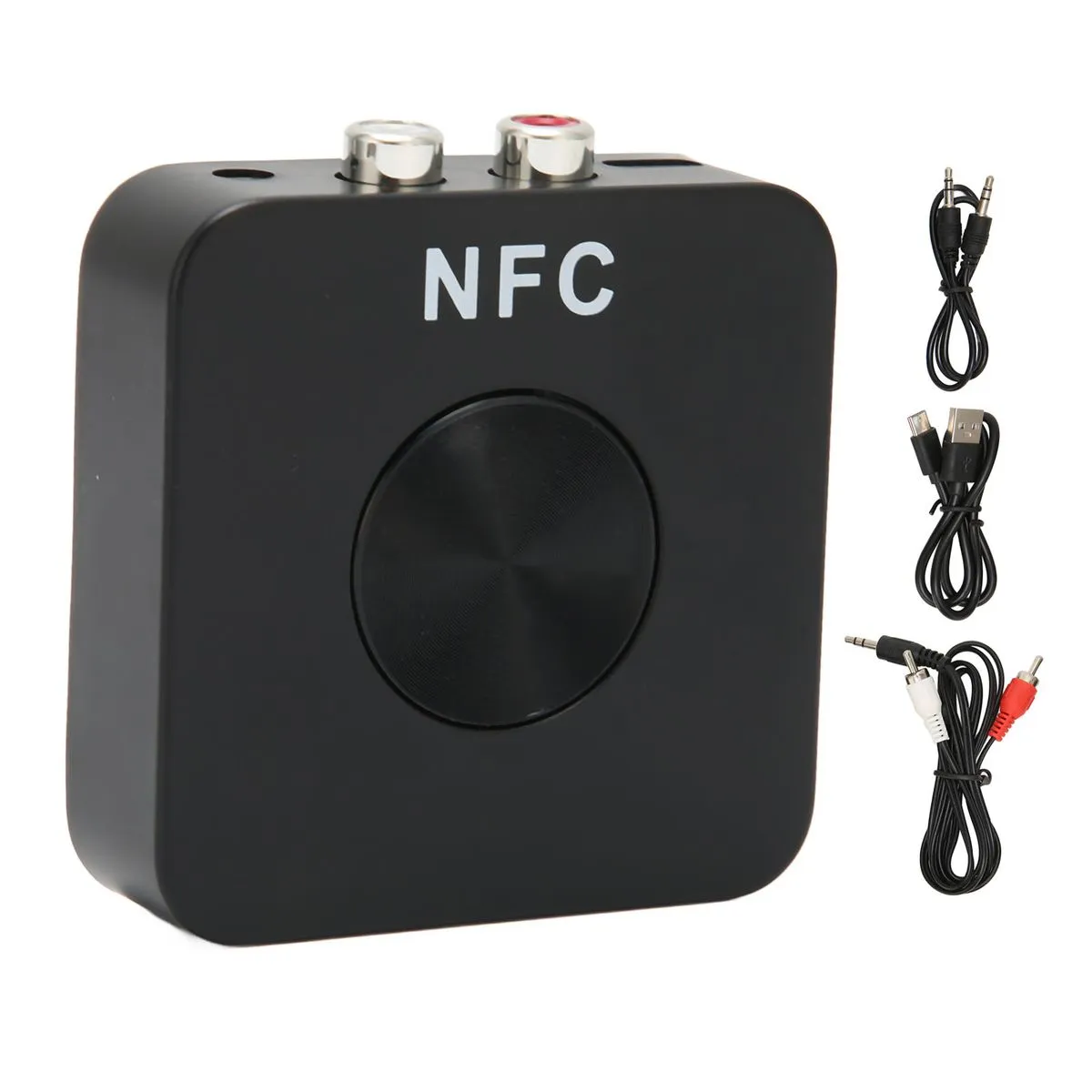 NFC Bluetooth 5.0 Wireless Audio Adapter AUX Receiving Transmitting Combo