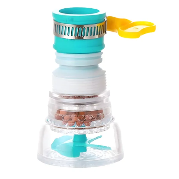 Home Kitchen Faucet - Anti-Splash Stone Filtration Extension - Blue