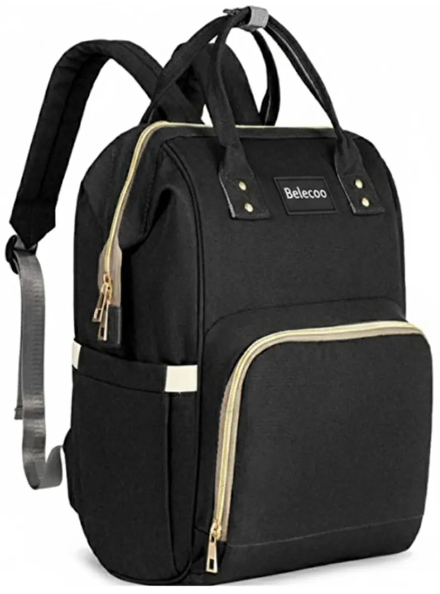 Baby Changing Diaper Storage Bag - Black