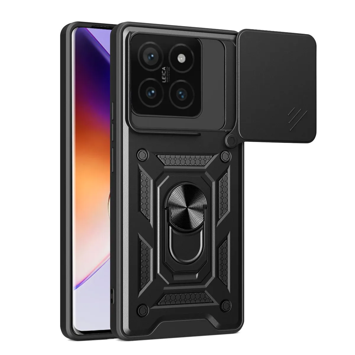 Camera Protection Sliding Ring Armor Compatible With Xiaomi 14T