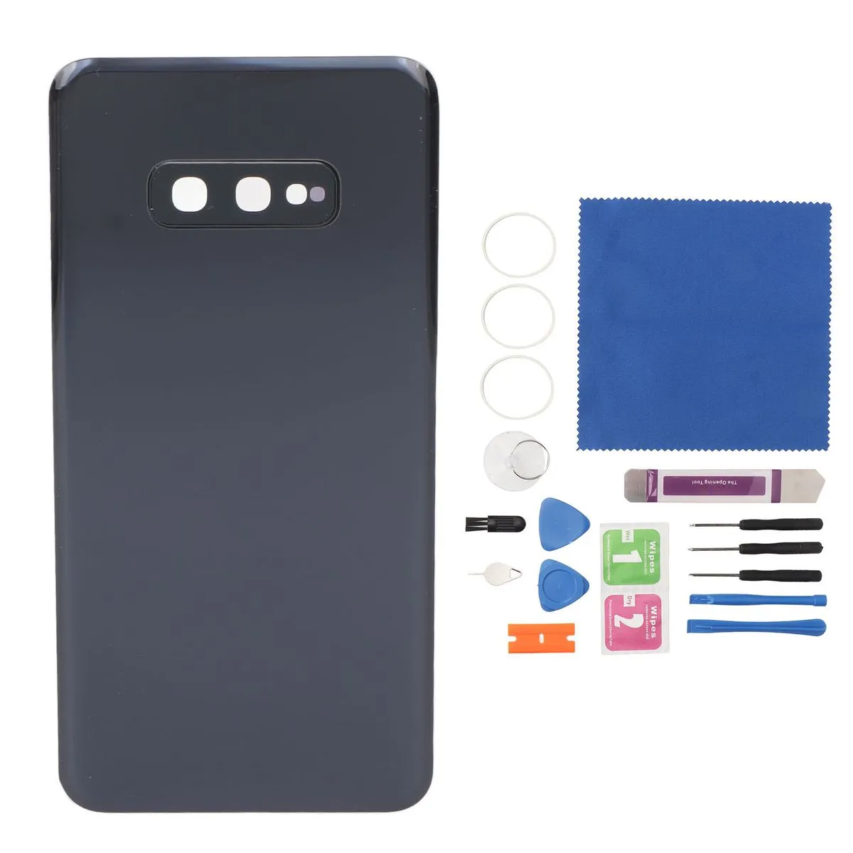 S10e Back Glass Black w/Tape