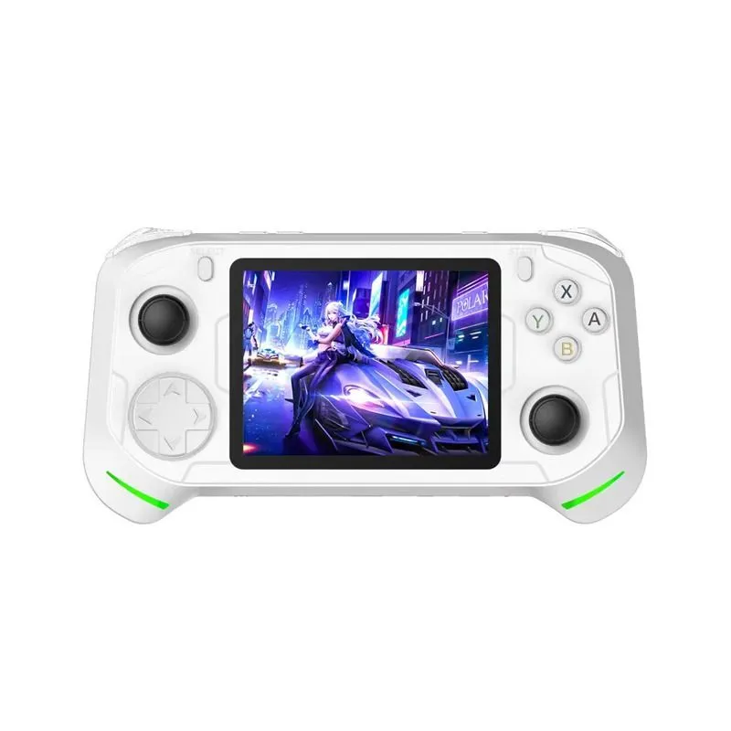 White RX6H 128G Dual Sticks Retro Handheld PSP Arcade