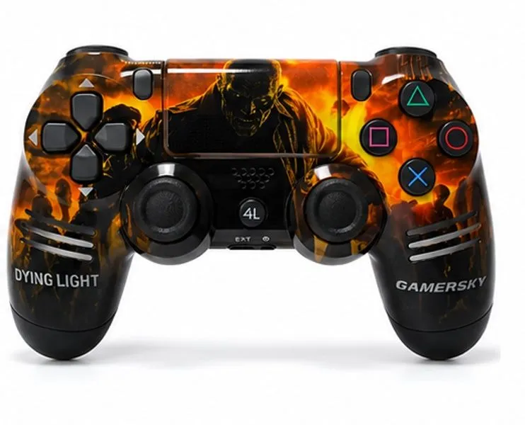 Double 4 Wireless Controller Compatible with PS4, PS4 Pro, PS4 Slim & PC