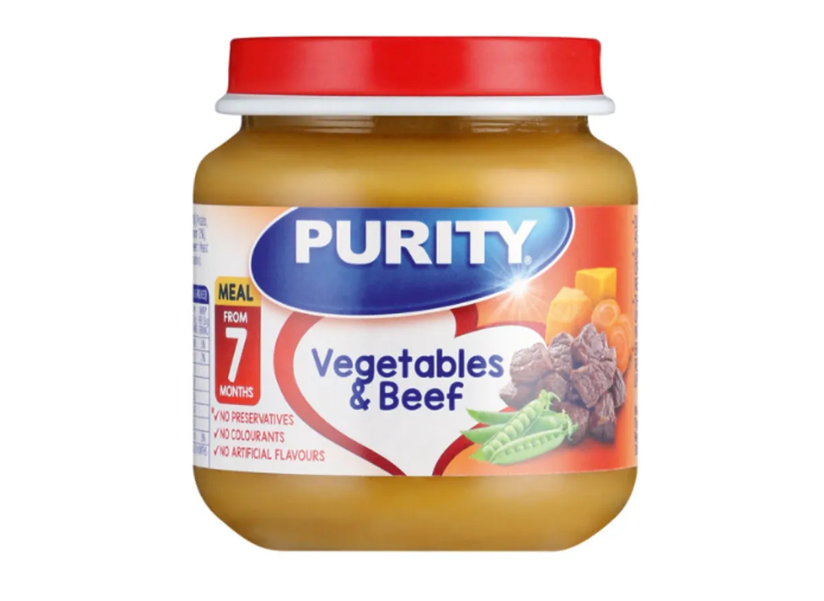 Purity 2nd Foods Vegetables & Beef 6 x 125ml