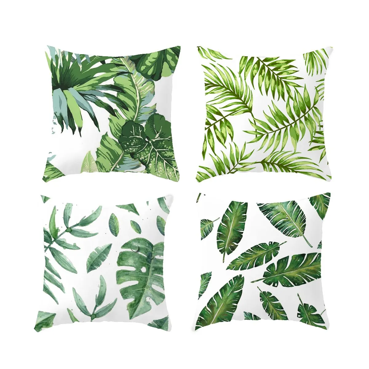18x18 inch Throw Cushion Pillow Cover Set of 4 - Cover Only