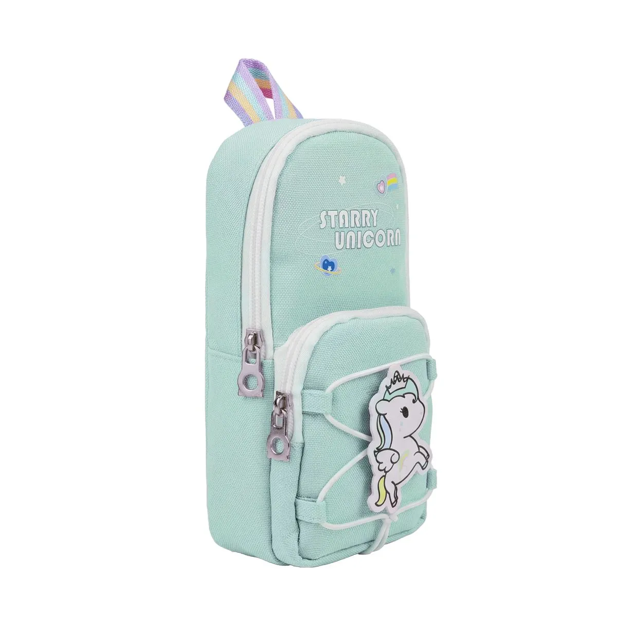 Pencil Case Pencil Pouch with Zipper Portable Stationery Bag Organizer Bag - Green