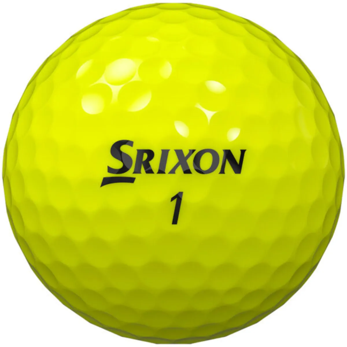 Srixon Z-Star Tour Yellow Golf Balls - 3-Piece Urethane Tour Performance