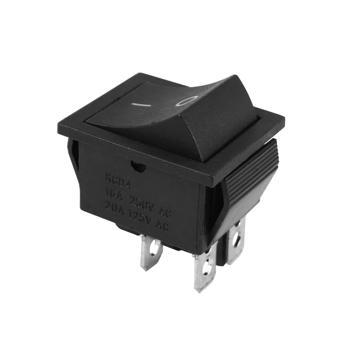 AC 250V 16A 4 Pin ON/OFF I/O 2 Position DPST Snap in Boat Rocker Switch