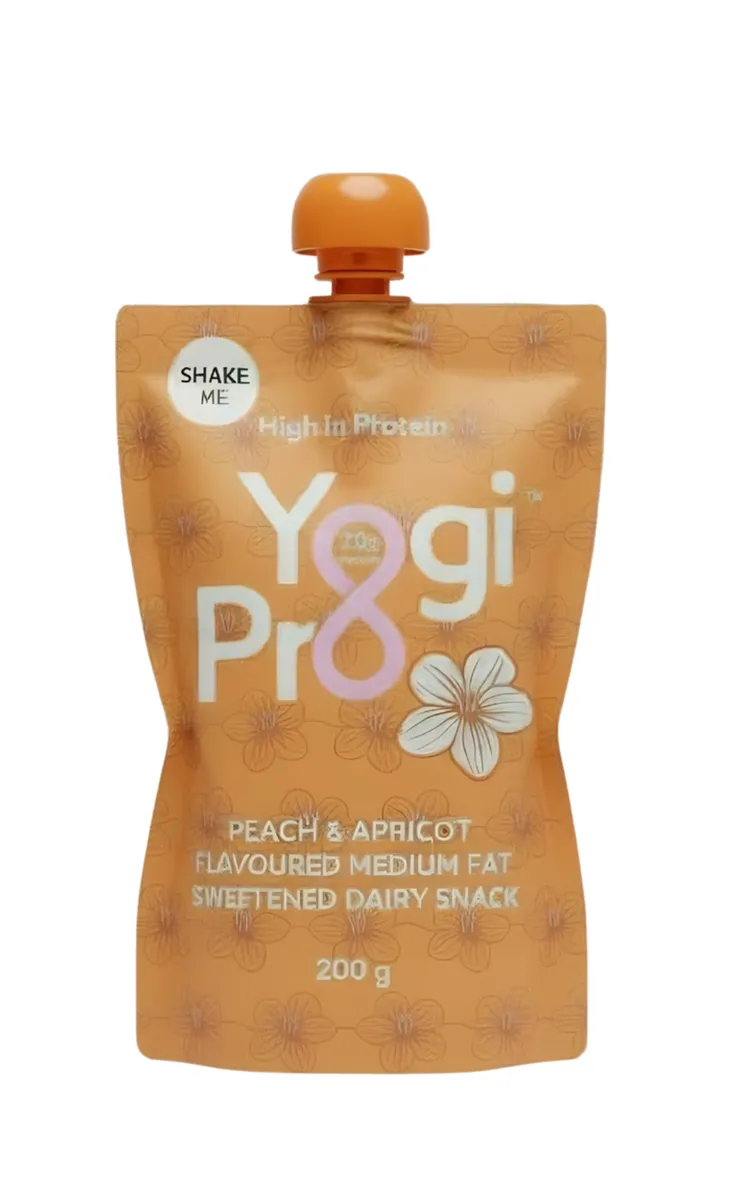 Peach & Apricot High Protein Medium Fat Dariy Snack - 10 Pack
