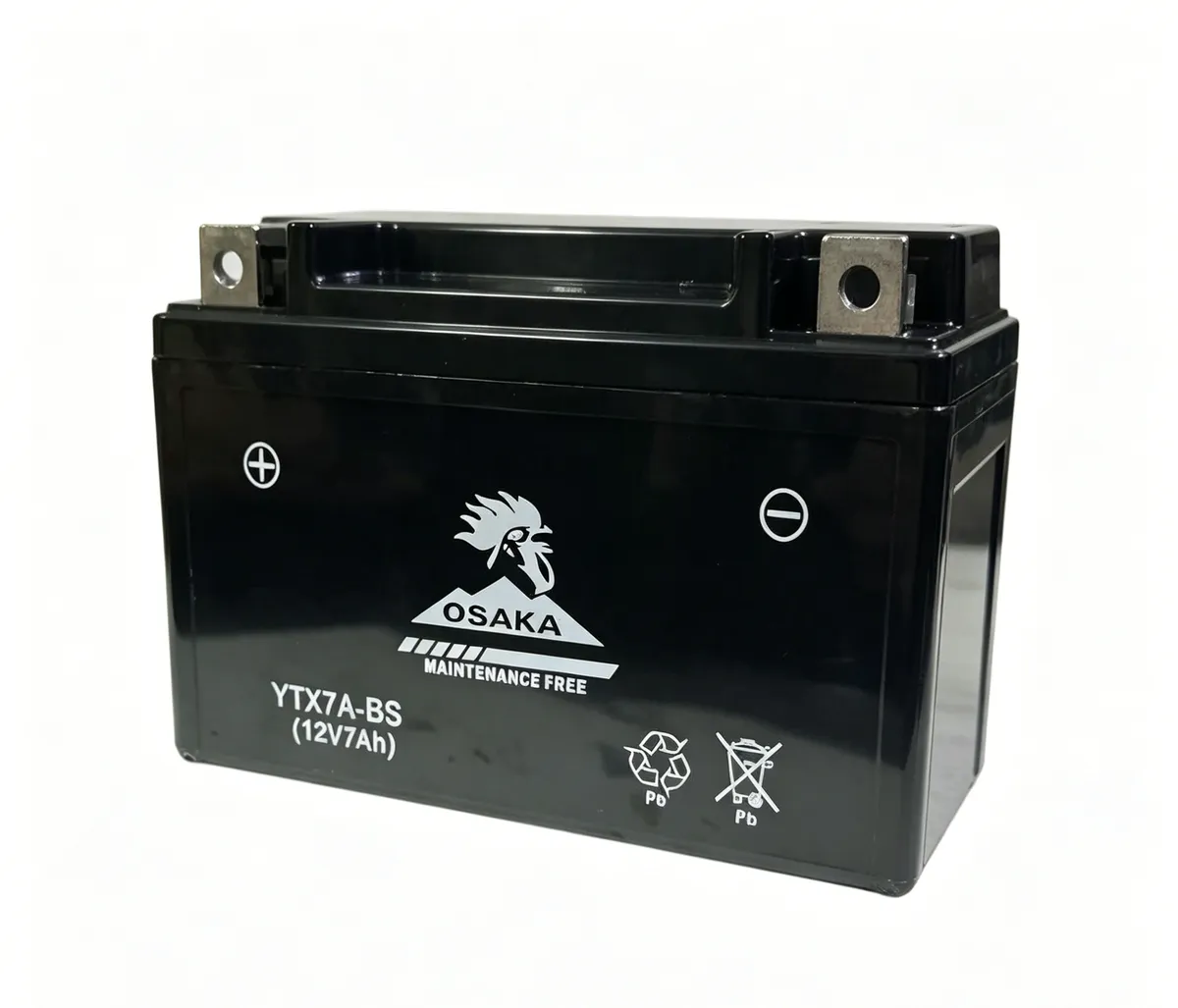 OSAKA YTX7A 12V 7AH Maintenance-Free Motorcycle Battery