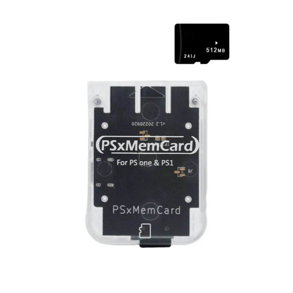 TLXT PSxMemCard512MB memory card with TF card slot for PS1/PS ONE