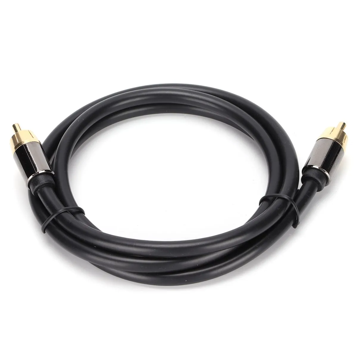 RCA Audio Cable, Male to Male Connector, Coaxial Pure Copper