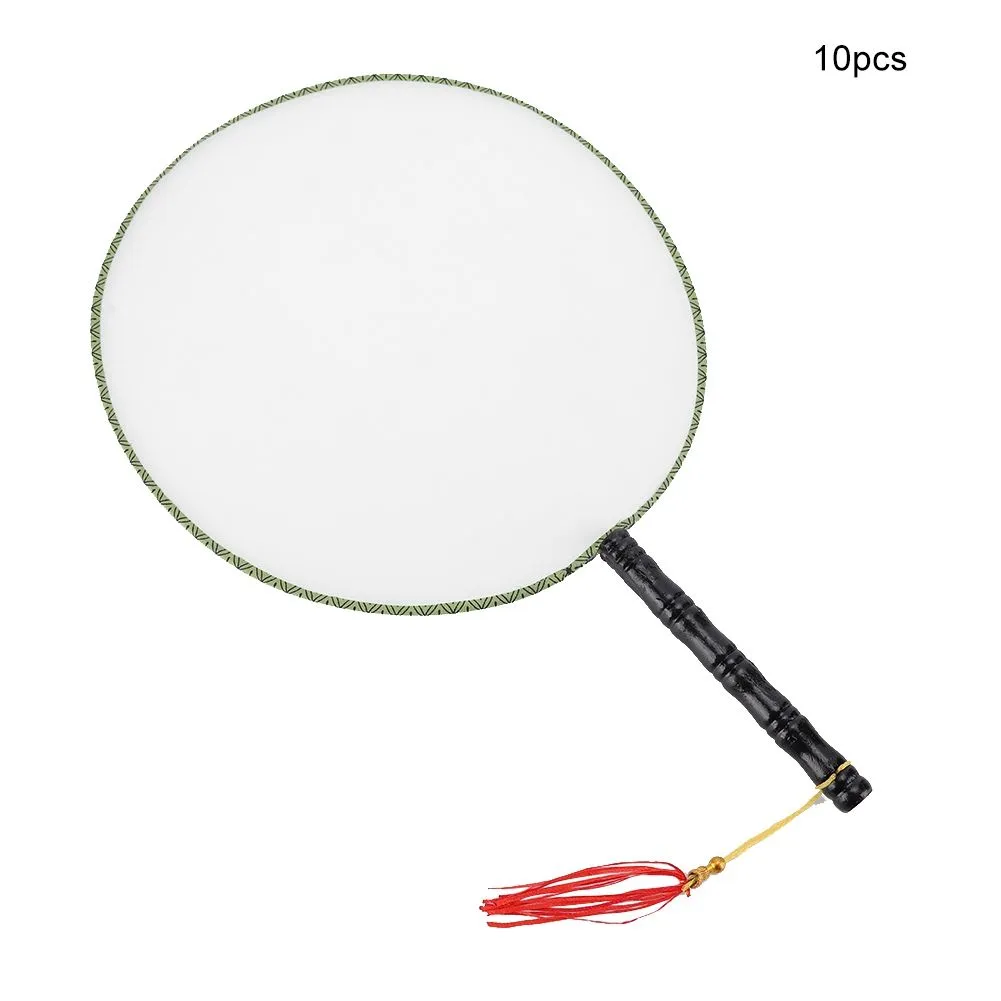 Compatible With Bridal White Silk Handheld Folding Fan