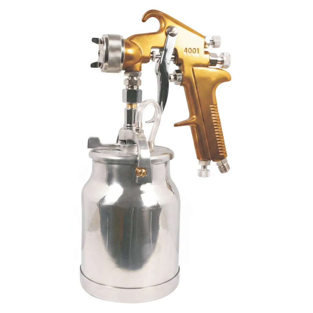 High-Pressure Spray Gun - 1.7mm Nozzle for Efficient Painting