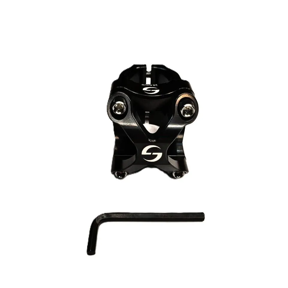 CNC Alloy Mountain Bike Stem - 31.8mm x 28.6mm - Black