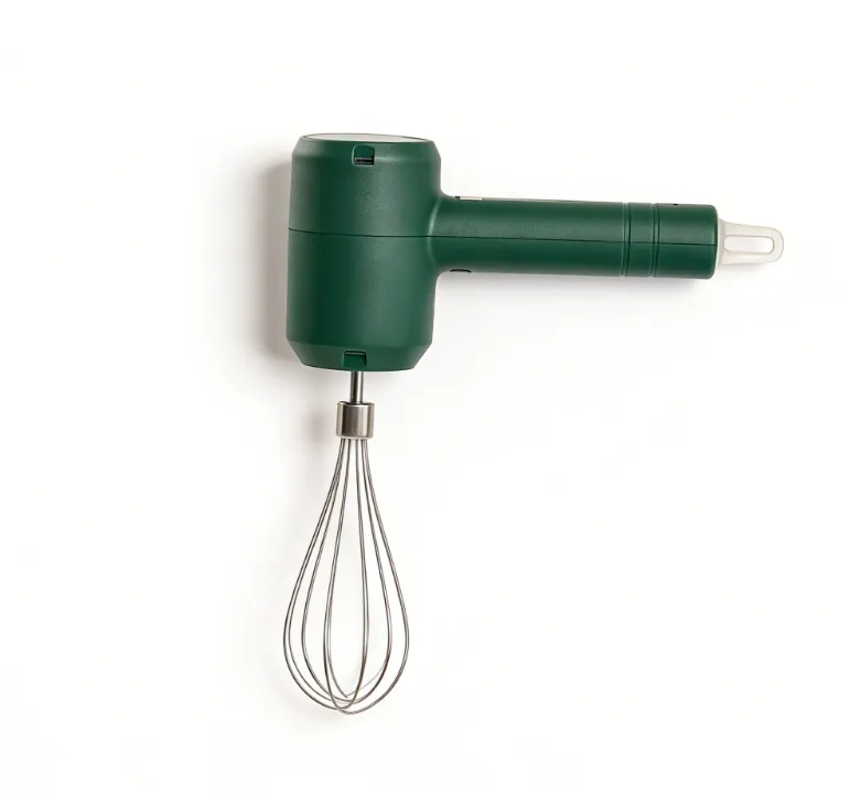 Wireless Electric Egg Beater (Dark Green) - 1pc High-Speed Baking Mixer