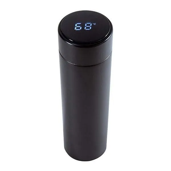 Thermometer Digital Flask 500ml - Black