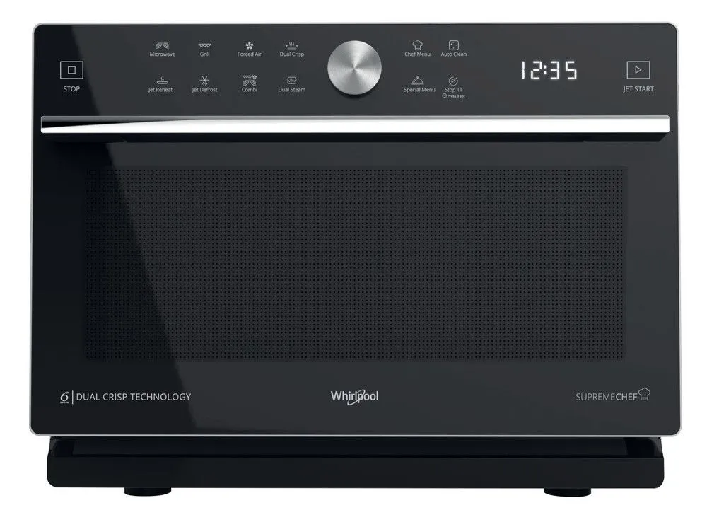 Whirlpool - Supreme Chef Combination Microwave Oven - Black & Silver