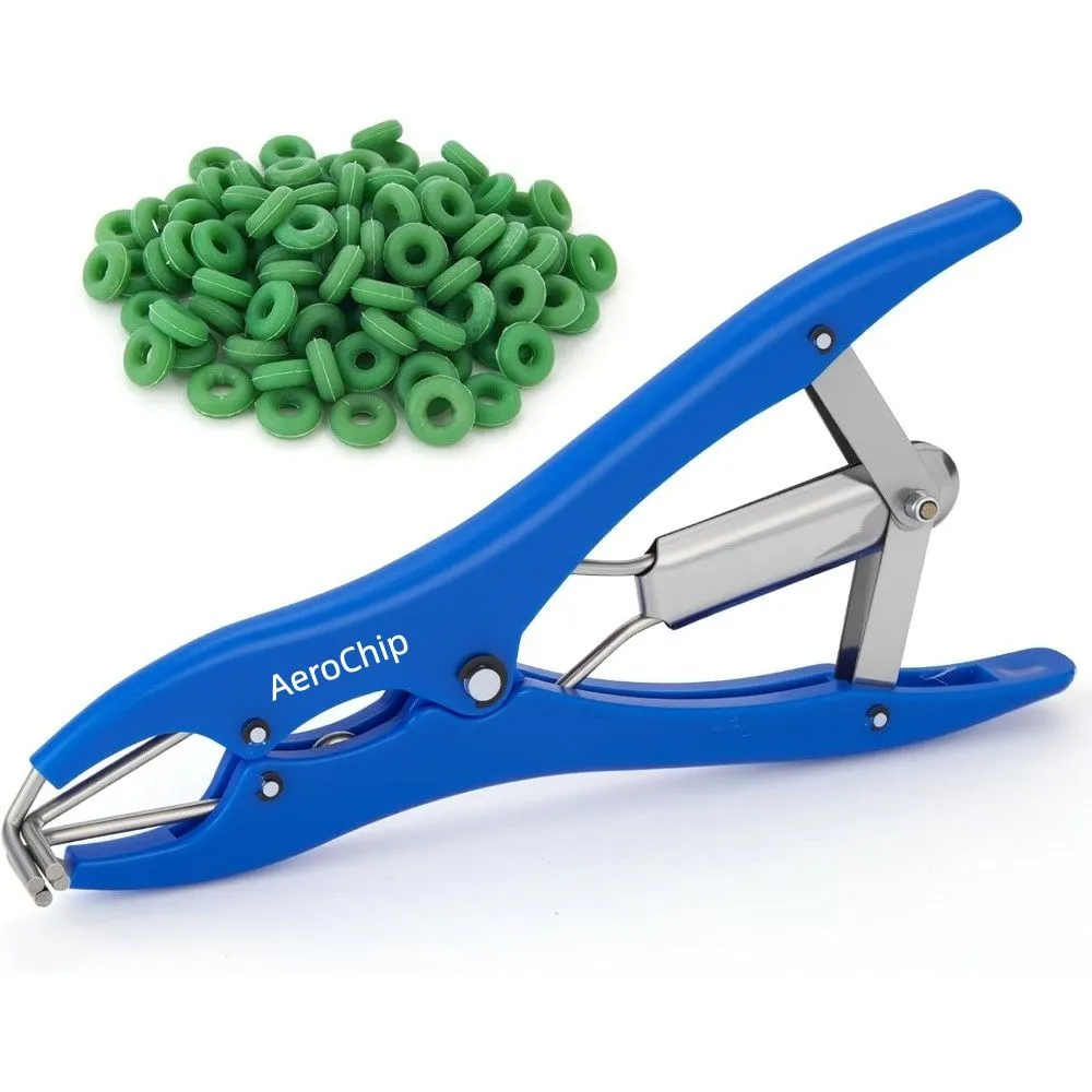 100Pcs Castration Bands and Goat Banding Kit