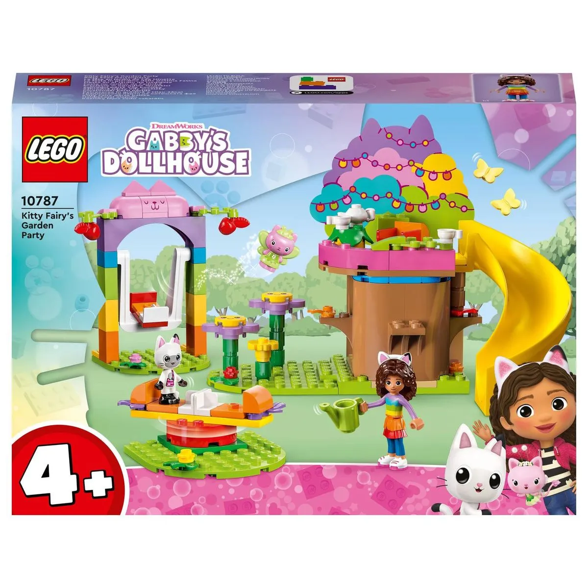 LEGO® Gabby's Dollhouse Kitty Fairy’s Garden Party 10787 (130 Pieces)