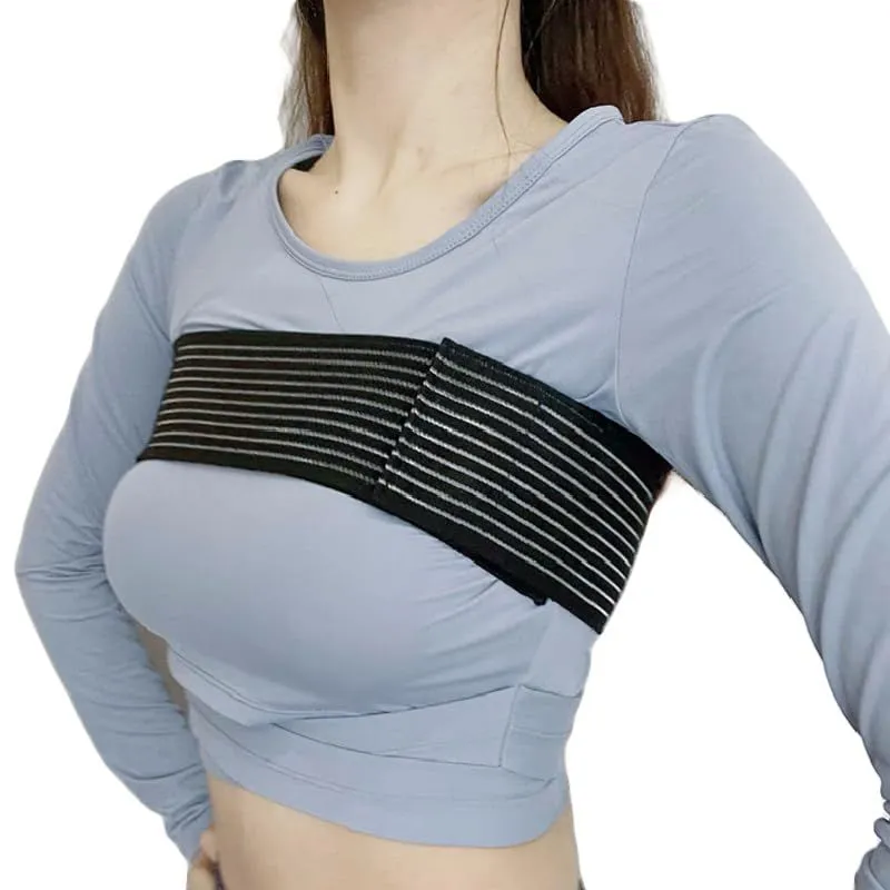 Elastic Chest Compression Band Breast