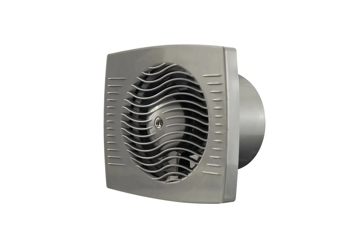 EXTRACTOR FAN BATHROOM TOILET GREY 100mm
