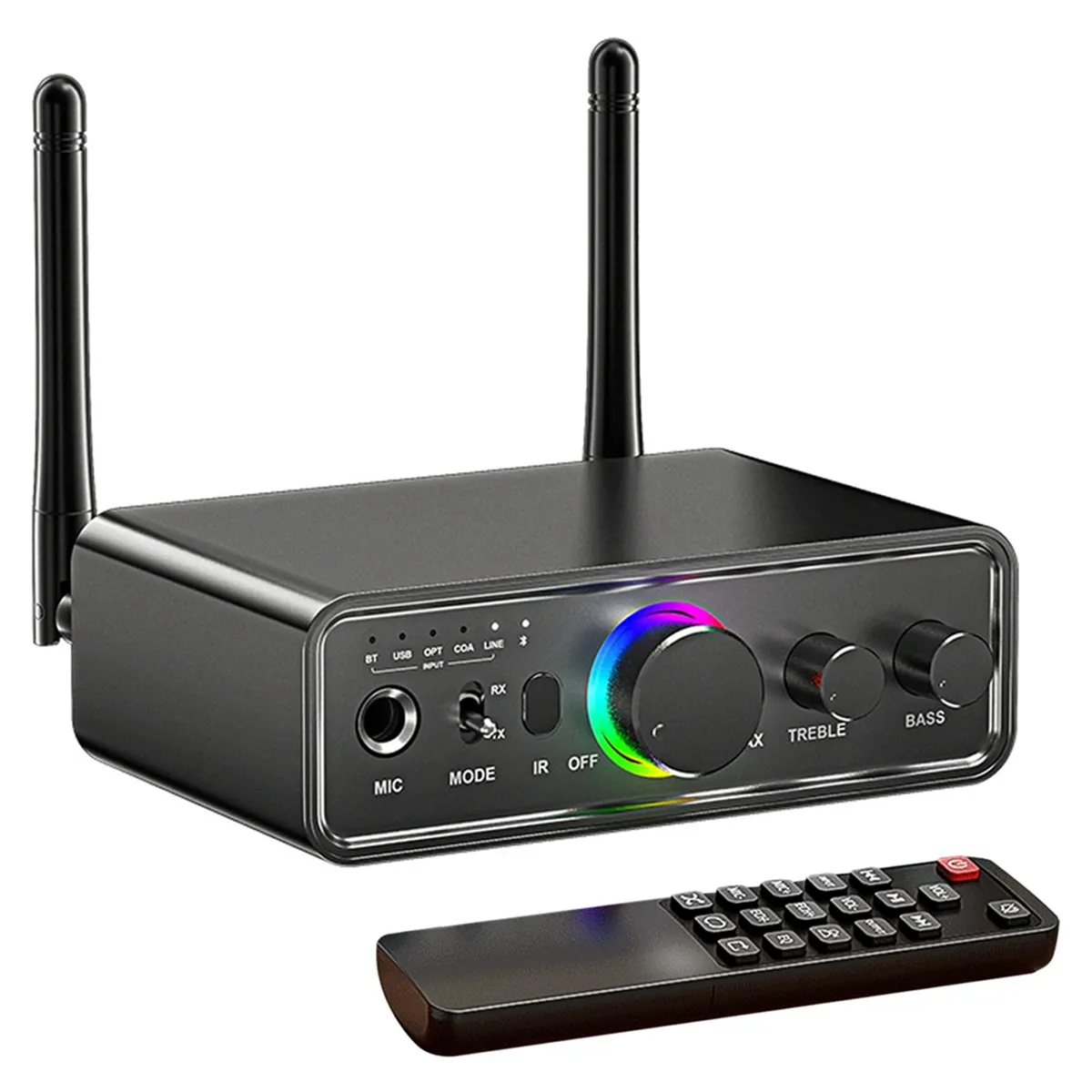 Bluetooth 5.3 Transmitter Receiver 2-in-1 Wireless Audio Adapter