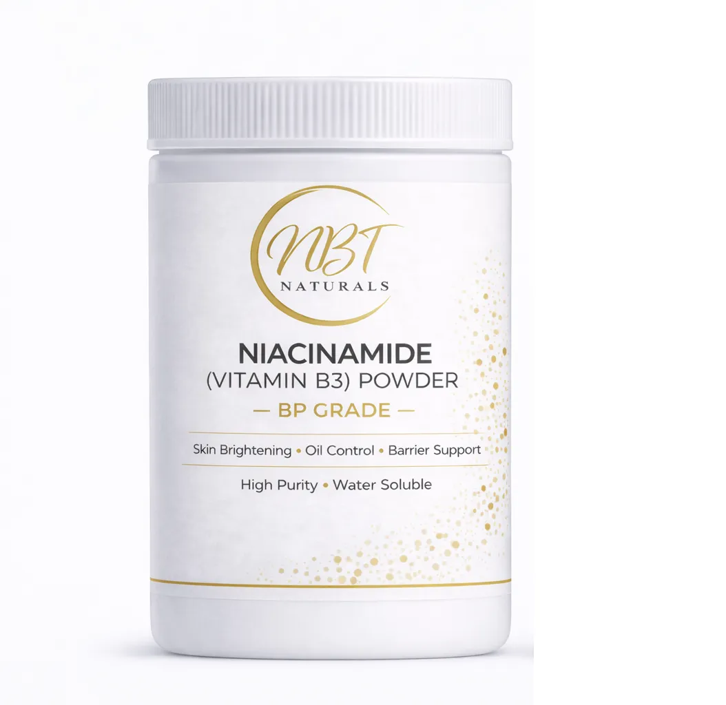 NBT Naturals Niacinamide (Vitamin B3) Powder - BP Grade-DIY Skincare - 50G
