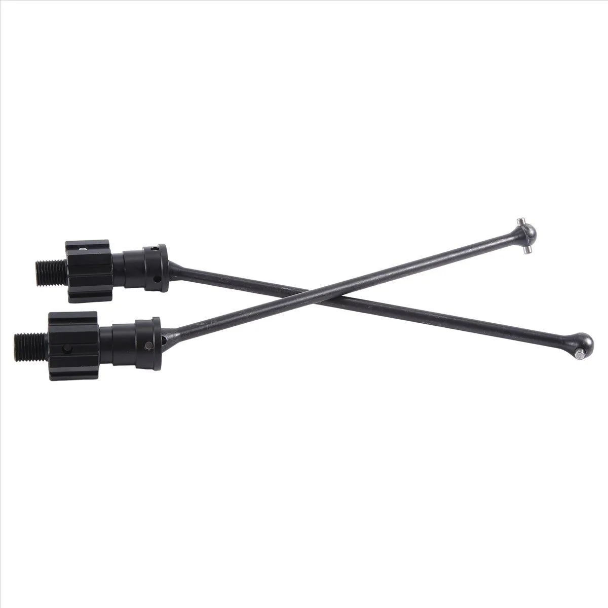 1Pair Thicker Metal Front Rear Drive Shaft Driveshaft Black