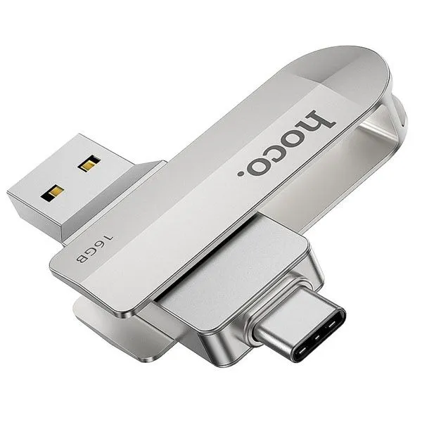Hoco 2-in1 OTG Flash Drive : TYPE-C + USB3.0 - 16GB