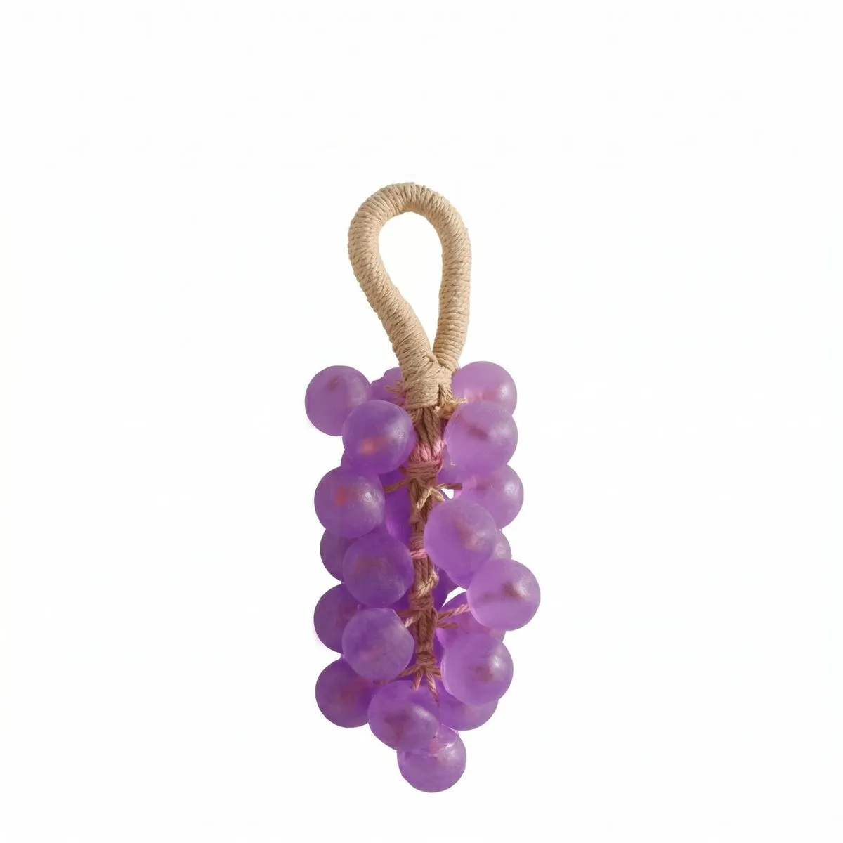 Handmade Grape Soap on a Rope Decorative Bath Soap