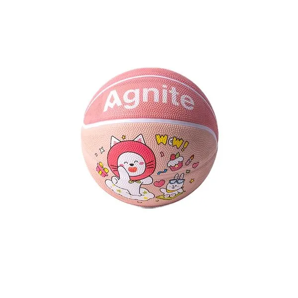 Agnite SIze 3 Kids Basketball Ball Pink