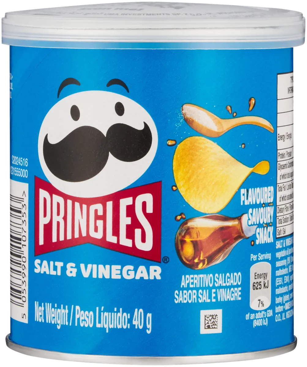 Pringles Salt and Vinegar 40g