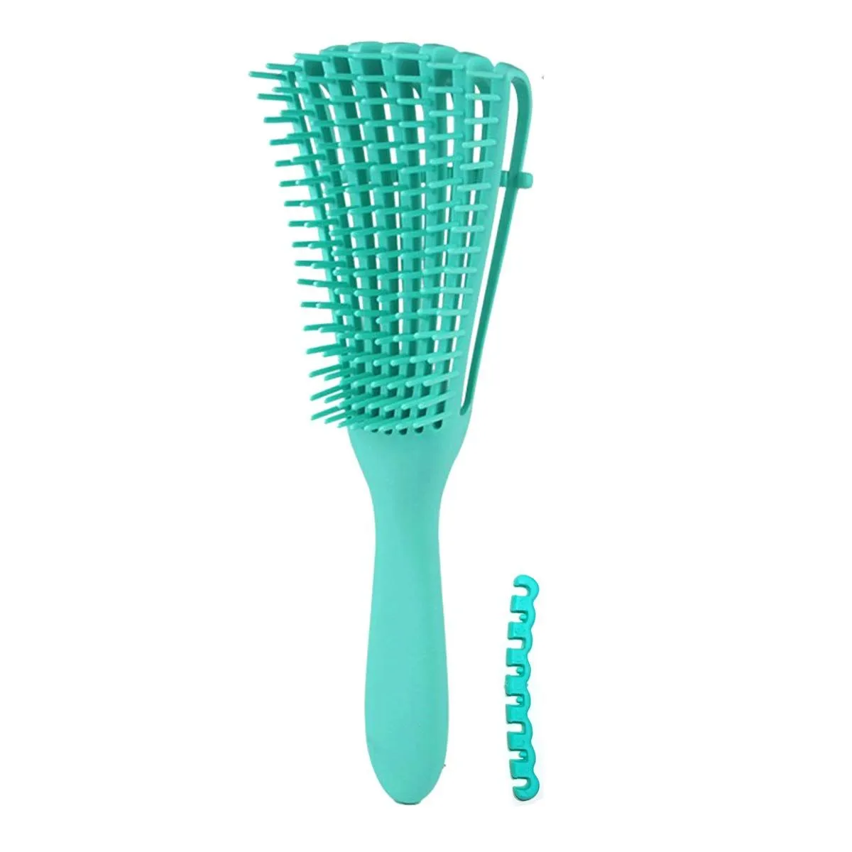 Detangling Brush - for Coily, Curly & Kinky Hair - Green