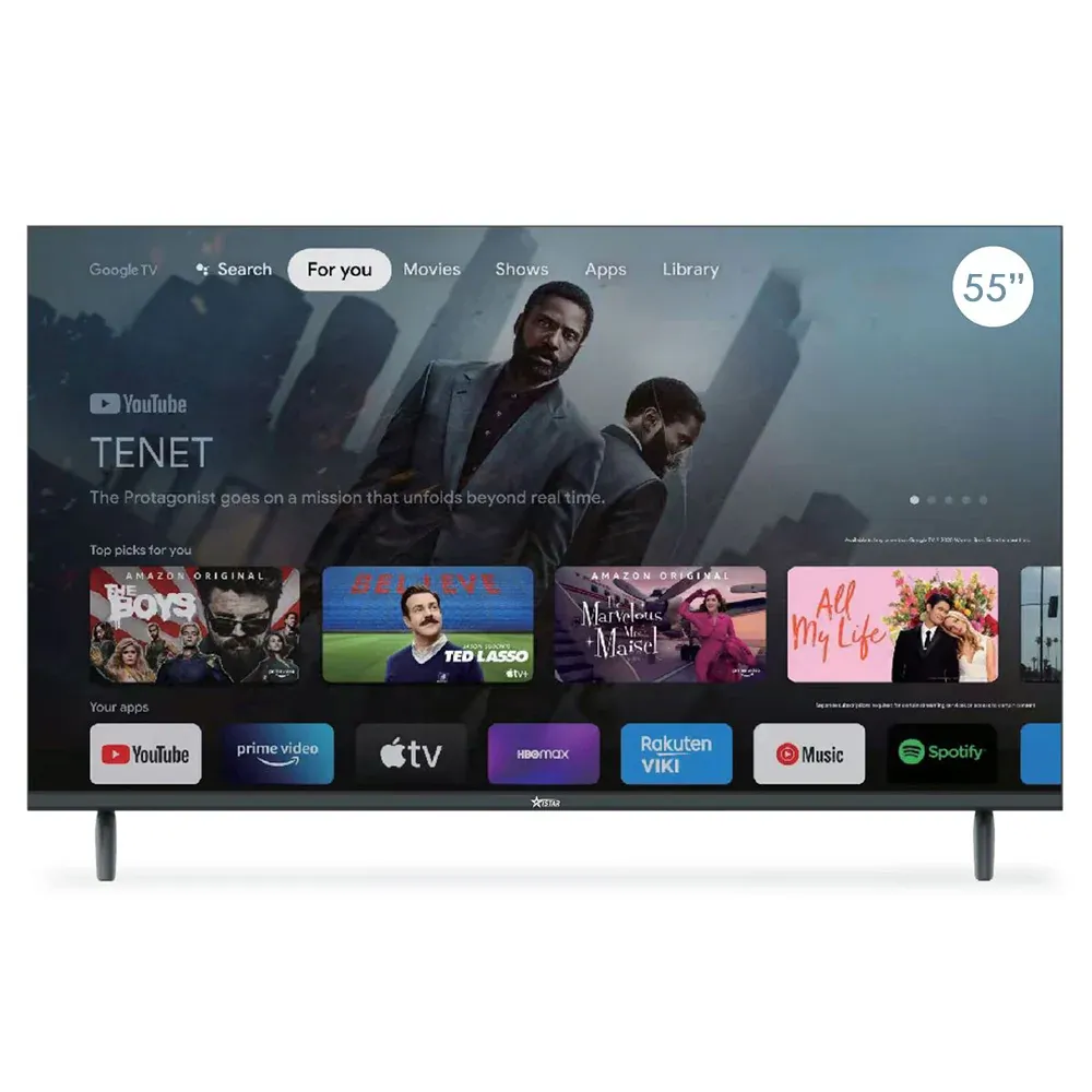 iSTAR - Android HD Frameless Google Smart TV 55"