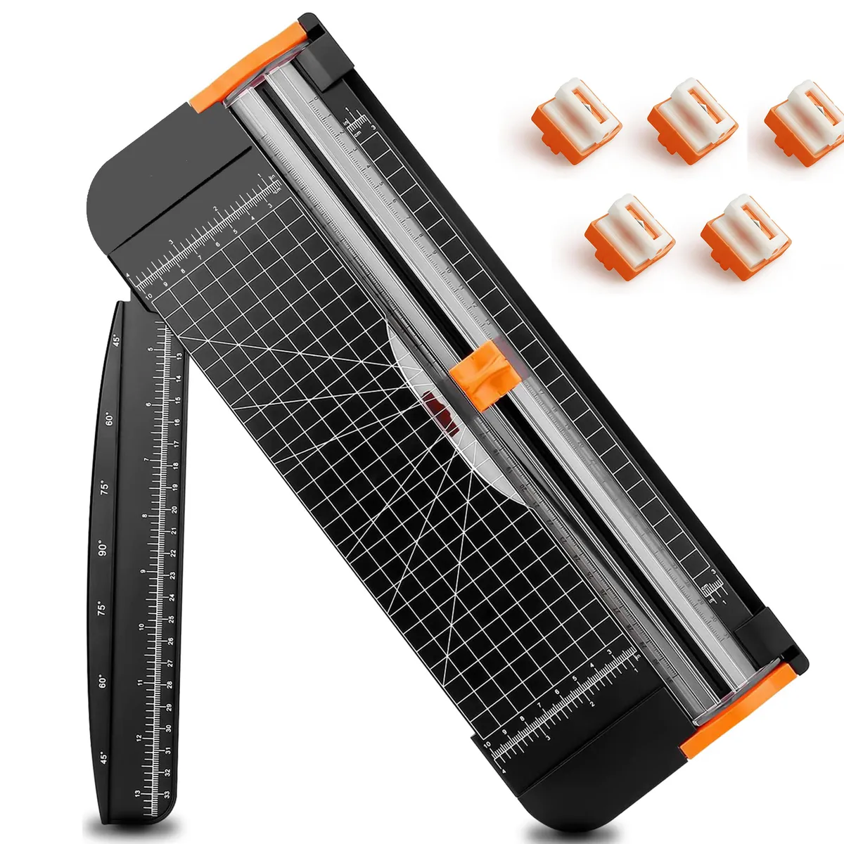 A4 Paper Trimmer Paper Cutter Photo Cutter with 5pcs Replacement Blades