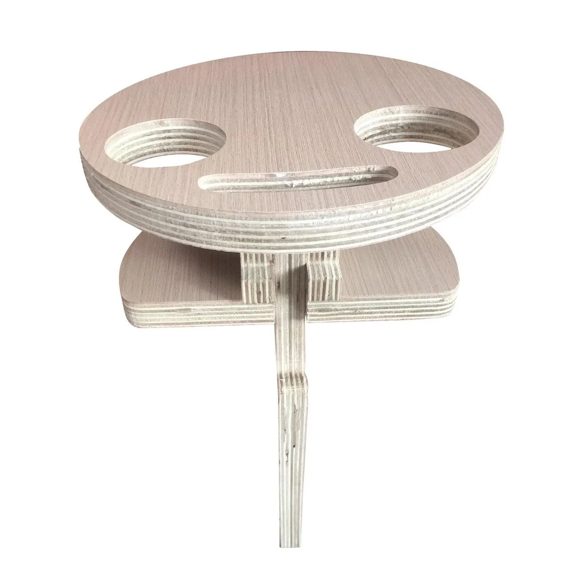 Outdoor Wine Table With Bottle Cup Holder Portable Foldable Beach Picnic