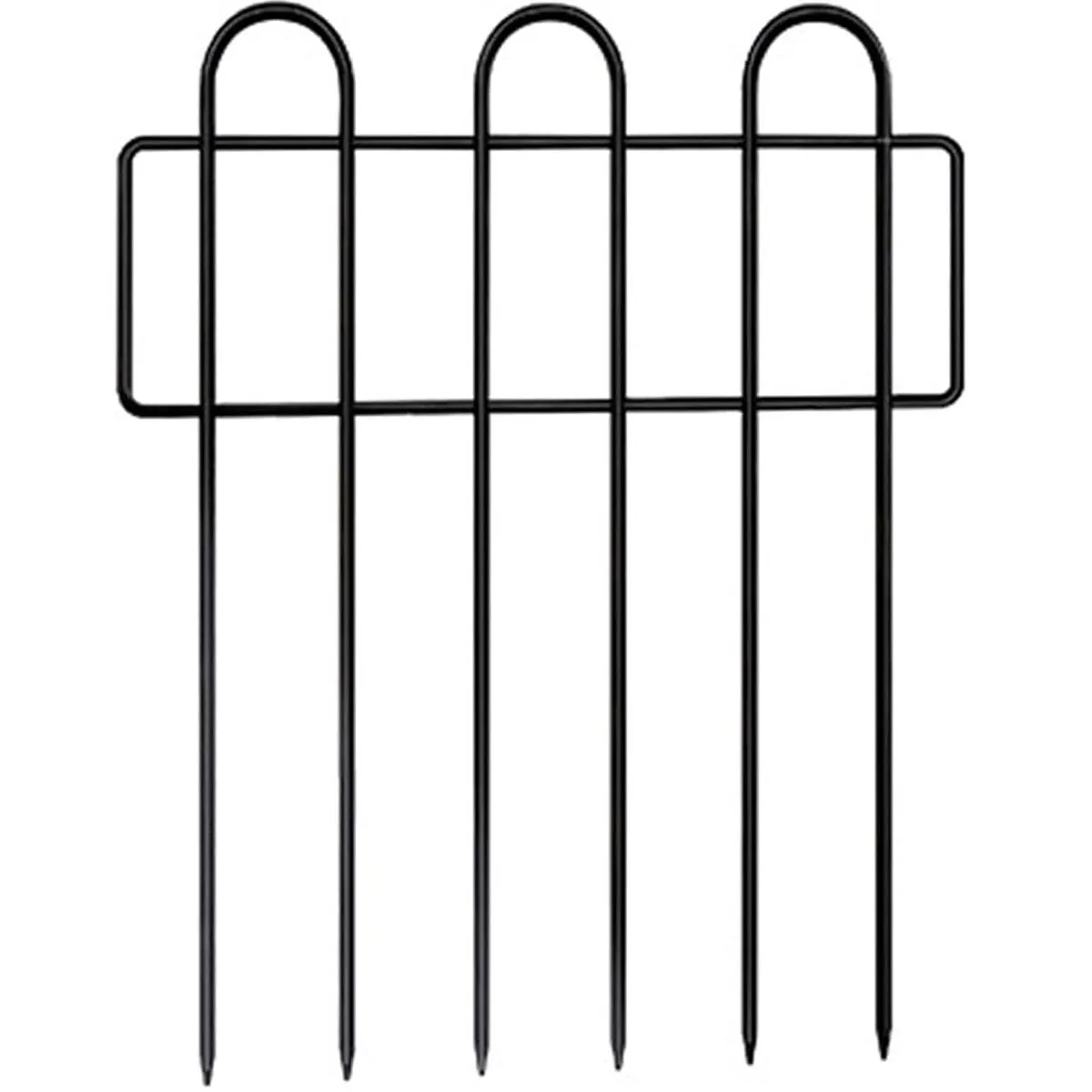 10Pcs Decorative Garden Fence Fencing Rustproof Metal Wire Animal Barrier