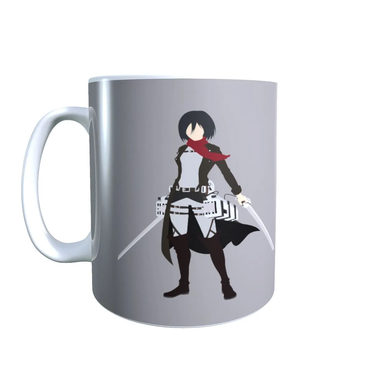 Mikasa Attack Pose - Attack on Titan Coffee Mug