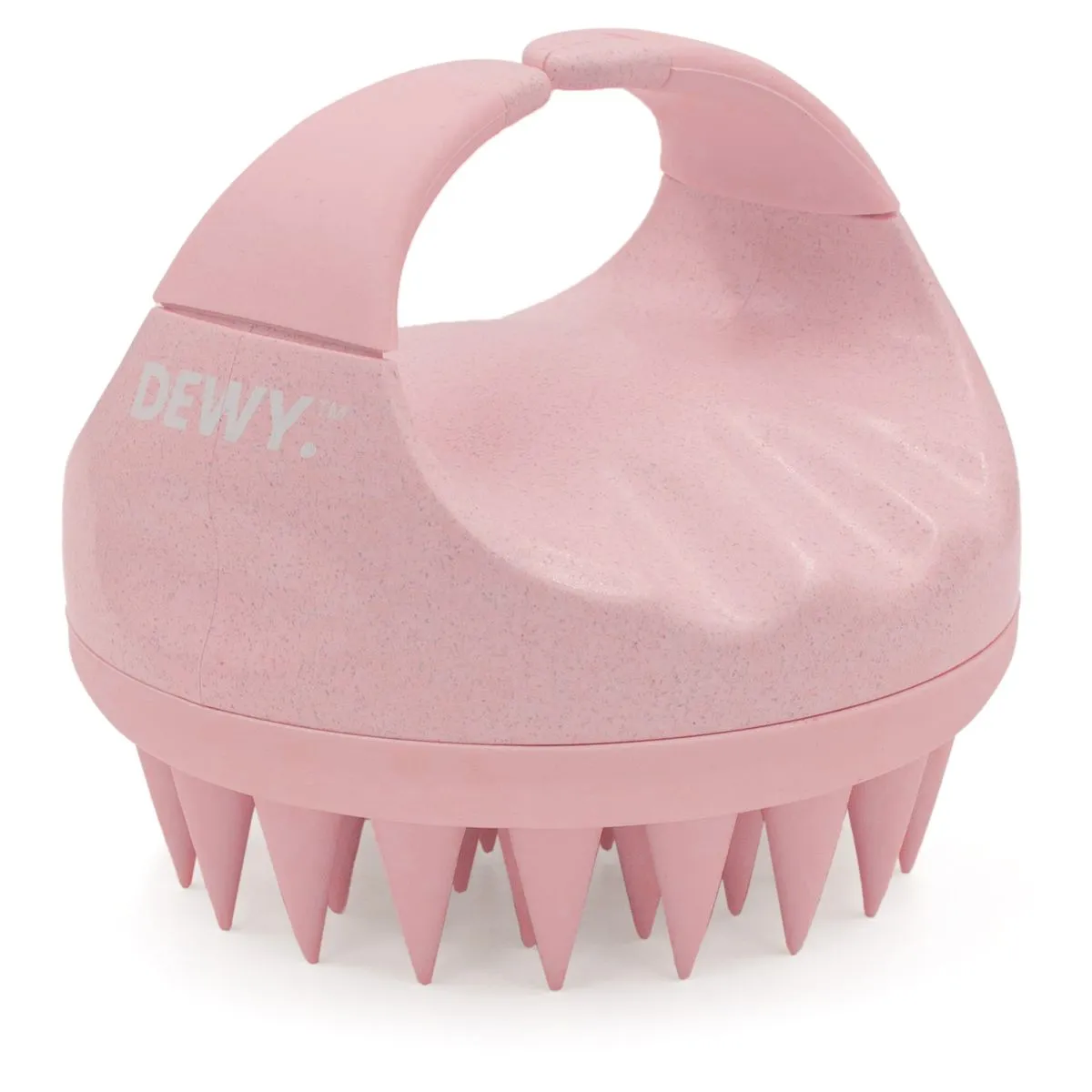 Dewy - Shampoo Brush / Hair Scalp Massager / Shower Brush (Pink Wheatstraw)