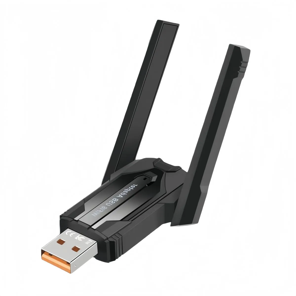 Hexchasty WiFi 6 Bluetooth 5.4 Adapter, 900Mbps Dual Band 2-in-1 USB