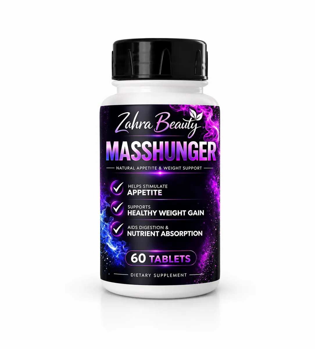 Mass HungerTablets- Appetite Booster & Healthy Weight Support Supplement