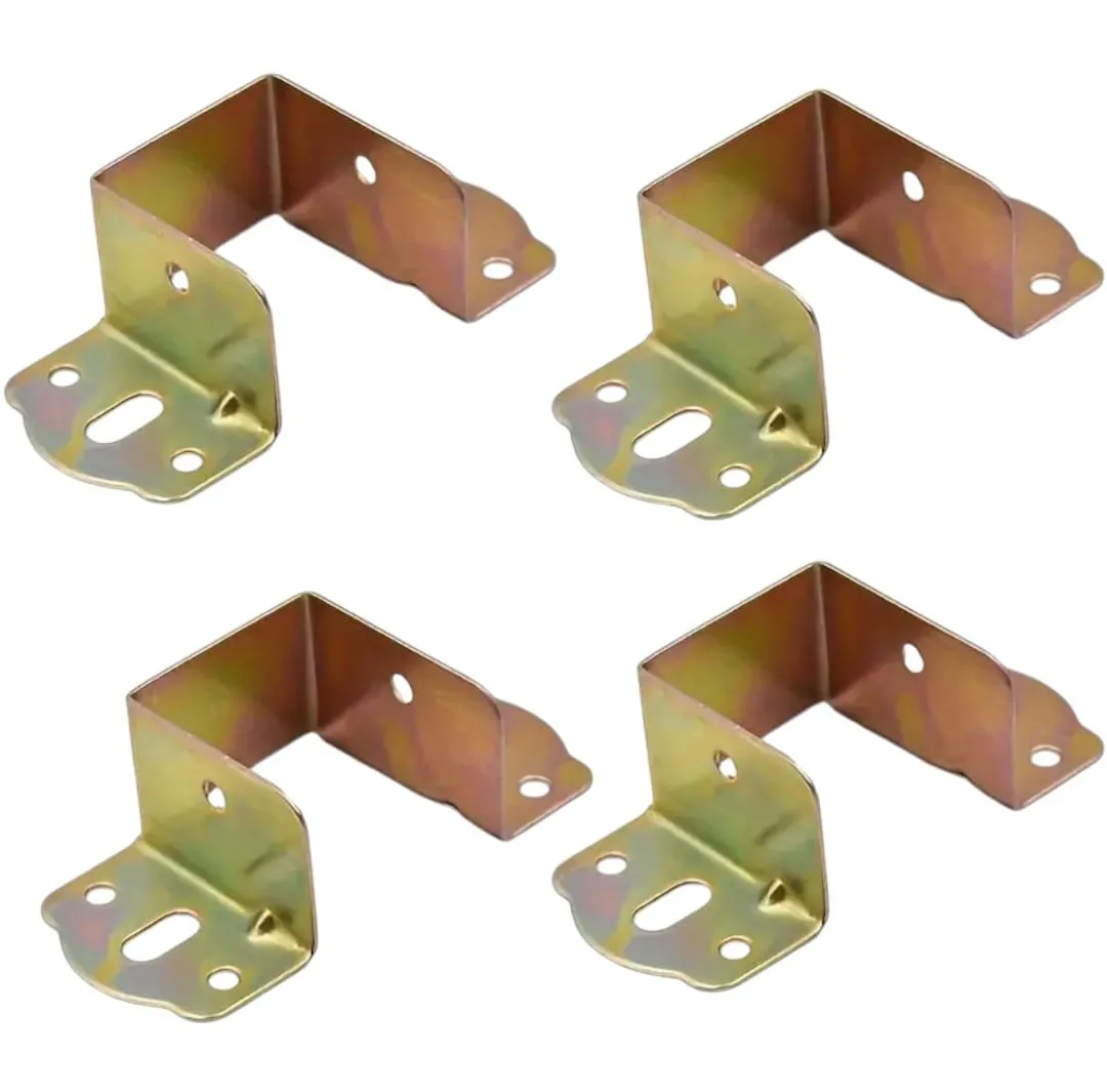 4 Pack Metal Bed Frame Brackets